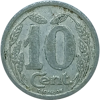 10 Centimes back