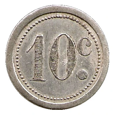 10 Centimes back