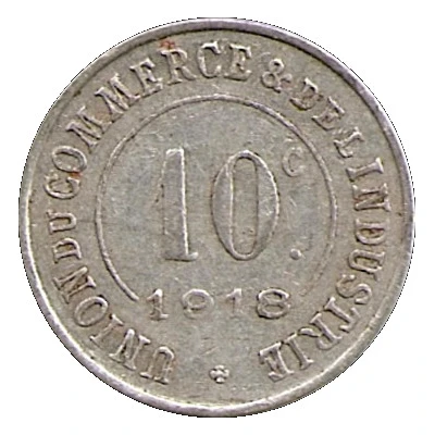 10 Centimes back