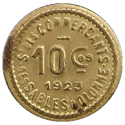 10 Centimes front