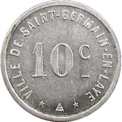 10 Centimes ND front