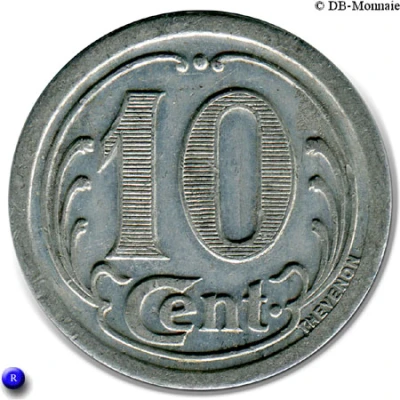 10 Centimes back