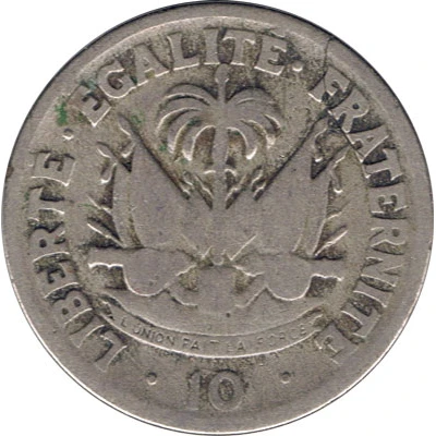 10 Centimes back