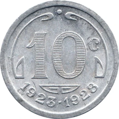 10 Centimes back