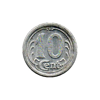 10 Centimes back