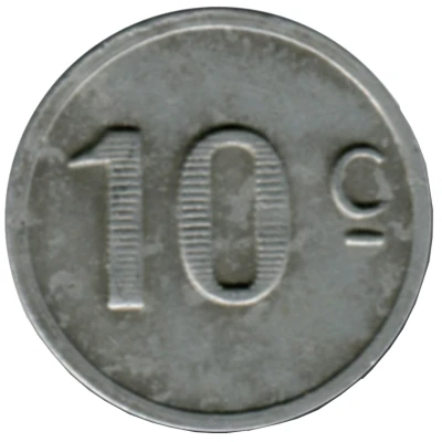 10 Centimes back