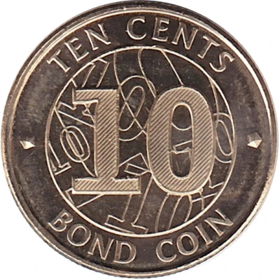 10 Cents Bond Coin back