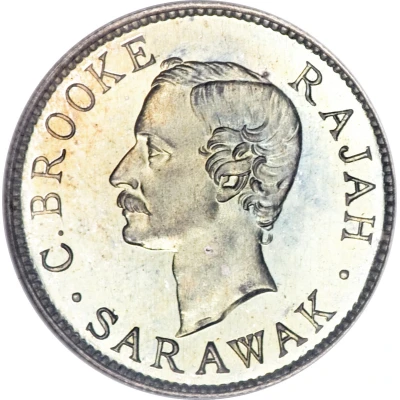 10 Cents - Charles Brooke Rajah front