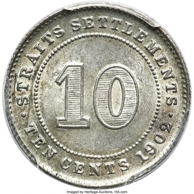 10 Cents - Edward VII back