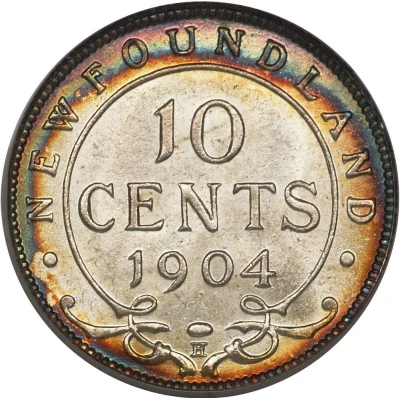 10 Cents - Edward VII back