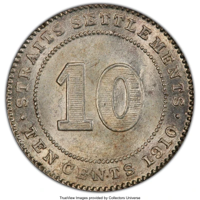 10 Cents - Edward VII back