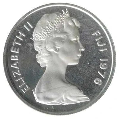 10 Cents - Elizabeth II 2nd portrait; Silver Proof Issue front