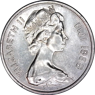 10 Cents - Elizabeth II 2nd portrait front