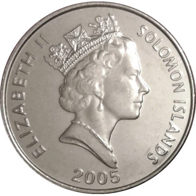 10 Cents - Elizabeth II 3rd portrait; magnetic front