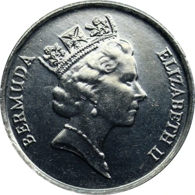 10 Cents - Elizabeth II 3rd portrait front