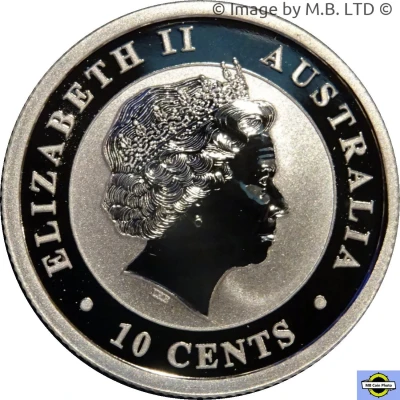 10 Cents - Elizabeth II 4th Portrait - Koala - Silver Bullion Coinage front