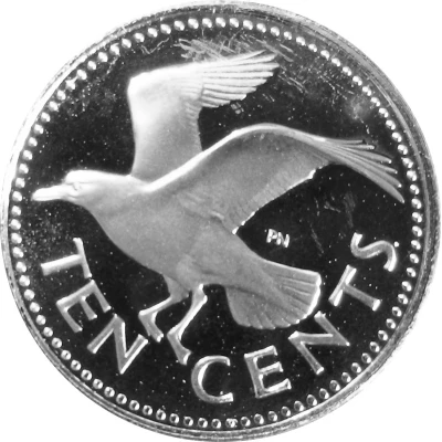 10 Cents - Elizabeth II Independence back