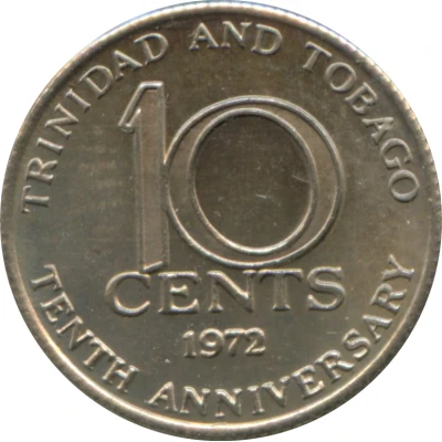 10 Cents - Elizabeth II Independence back