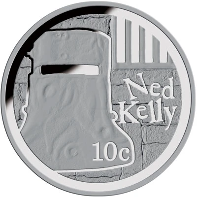 10 Cents - Elizabeth II Ned Kelly back