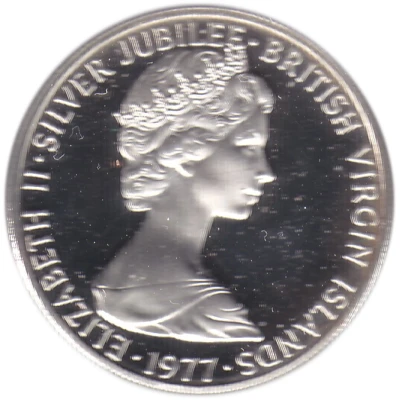 10 Cents - Elizabeth II Silver Jubilee front