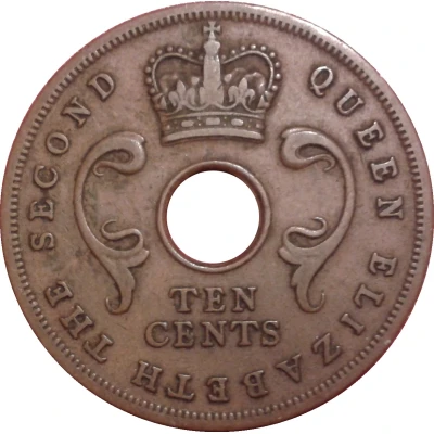 10 Cents - Elizabeth II front