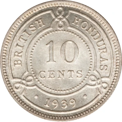 10 Cents - George VI back