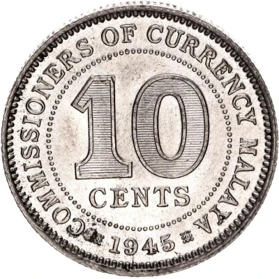 10 Cents - George VI back