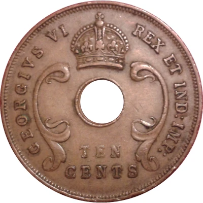 10 Cents - George VI front