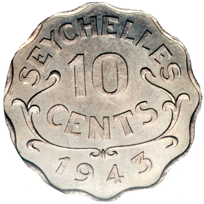 10 Cents - George VI back