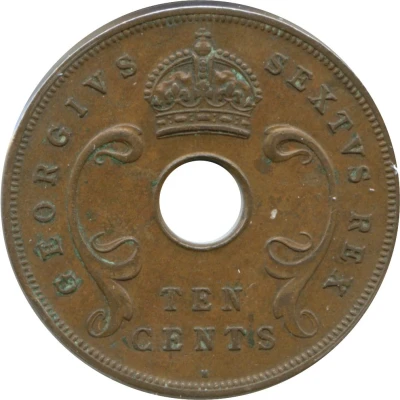 10 Cents - George VI front