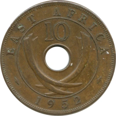 10 Cents - George VI back