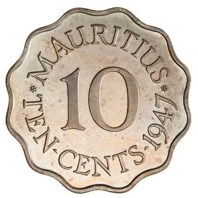 10 Cents - George VI back