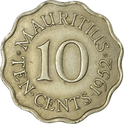 10 Cents - George VI back