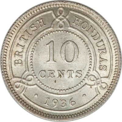 10 Cents - George V back