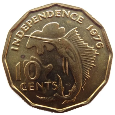 10 Cents Independence back