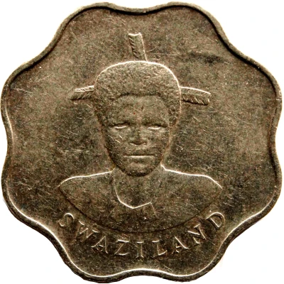 10 Cents - Mswati III 1st portrait front