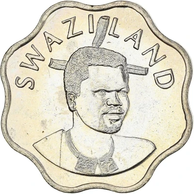 10 Cents - Mswati III 2nd portrait front