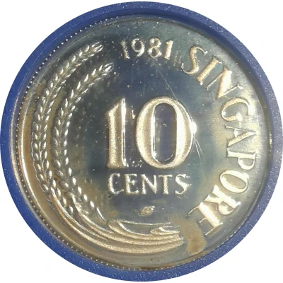 10 Cents Silver Proof Issue front