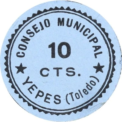 10 Céntimos (Yepes) ND front