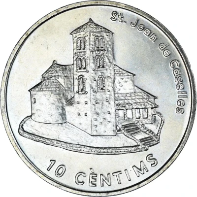 10 Cèntims Sant Joan de Caselles back