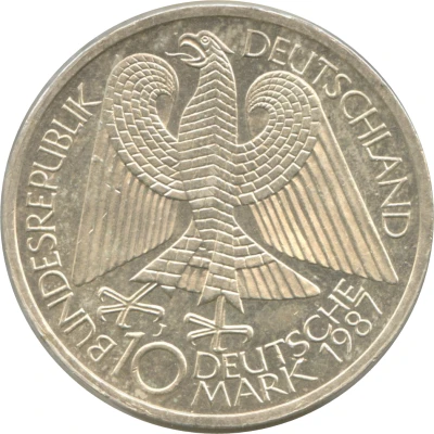 10 Deutsche Mark 750 Years Berlin front