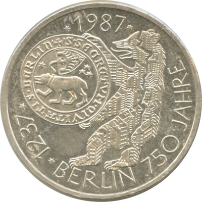 10 Deutsche Mark 750 Years Berlin back