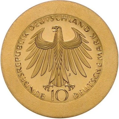 10 Deutsche Mark Olympic Games in Munich - Pattern front