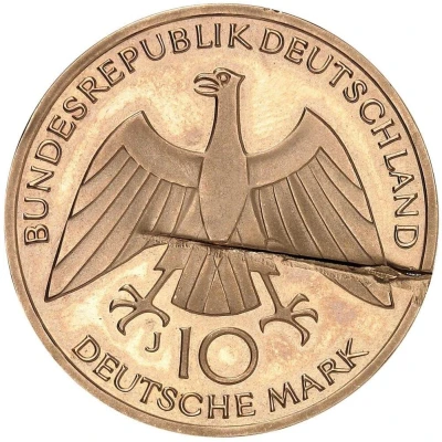 10 Deutsche Mark Olympic Games in Munich - Pattern front