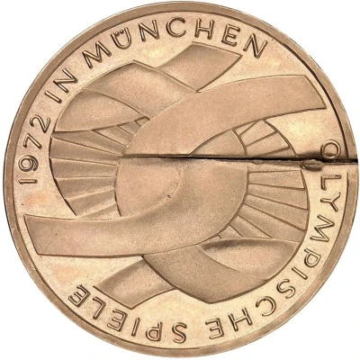 10 Deutsche Mark Olympic Games in Munich - Pattern back