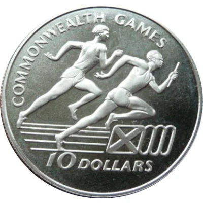 10 Dollars Commonwealth Games back