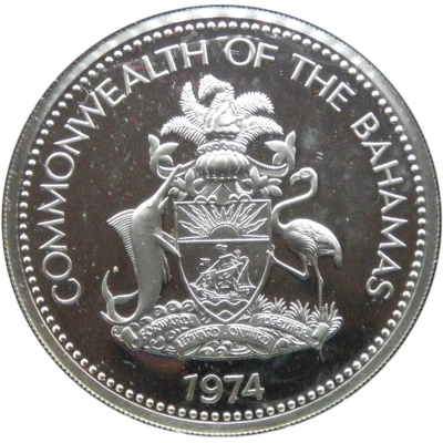 10 Dollars - Elizabeth II Independence; Silver Proof Issue front