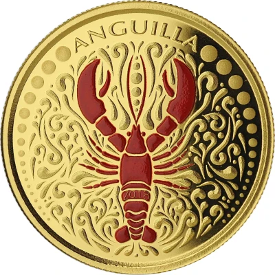 10 Dollars - Elizabeth II Lobster; Coloured back