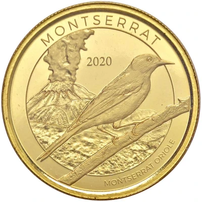 10 Dollars - Elizabeth II Montserrat Oriole back