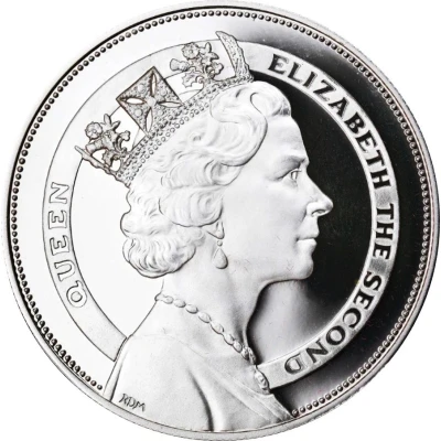 10 Dollars - Elizabeth II Royal Visit; Silver Proof Issue front